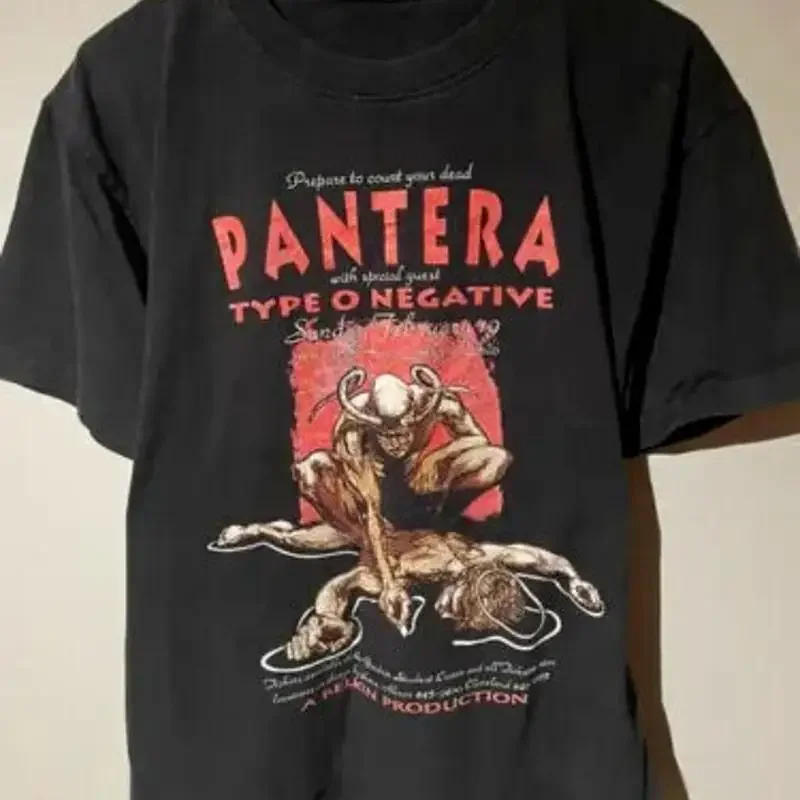Type O Negative  T shirt rare 1995 Tour basic black  T shirt Heavy cotton