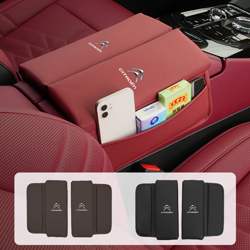 Car Dual Armrest Cover Central Box Mat Storage Protection Pad For Citroen C4 C3 C5 C1 C2 Berlingo Celysee Cactus Picasso