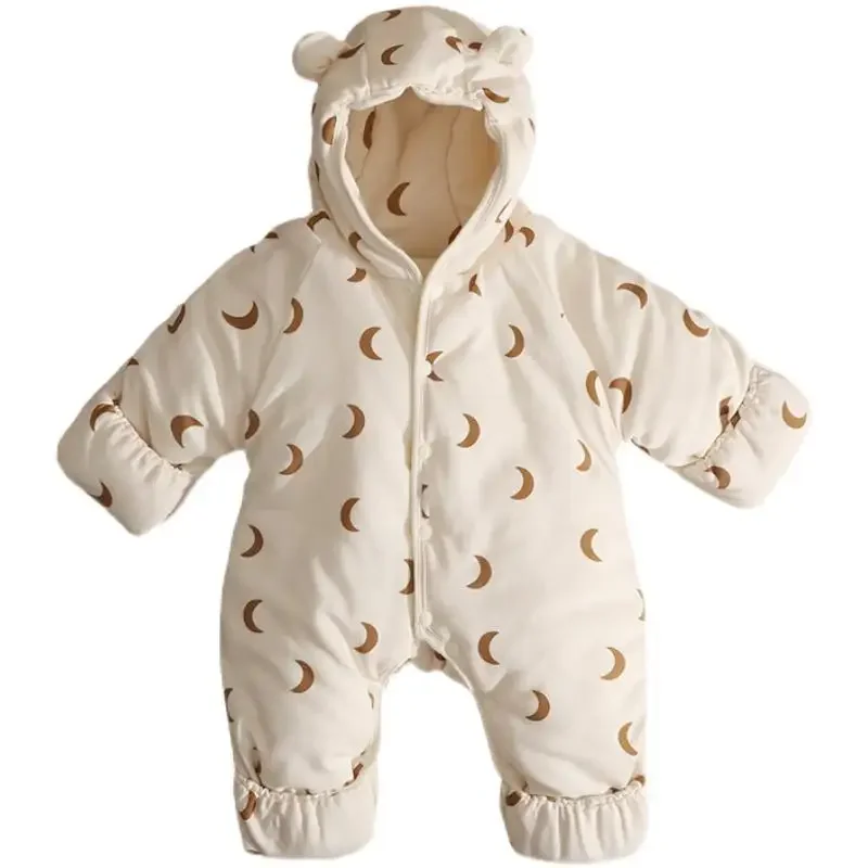 Rompers Newborn Baby Clothes Winter Cotton-padded Jackets Baby Foot-wrapping Jumpsuits Thickened Bodysuit & One Piece Outddor