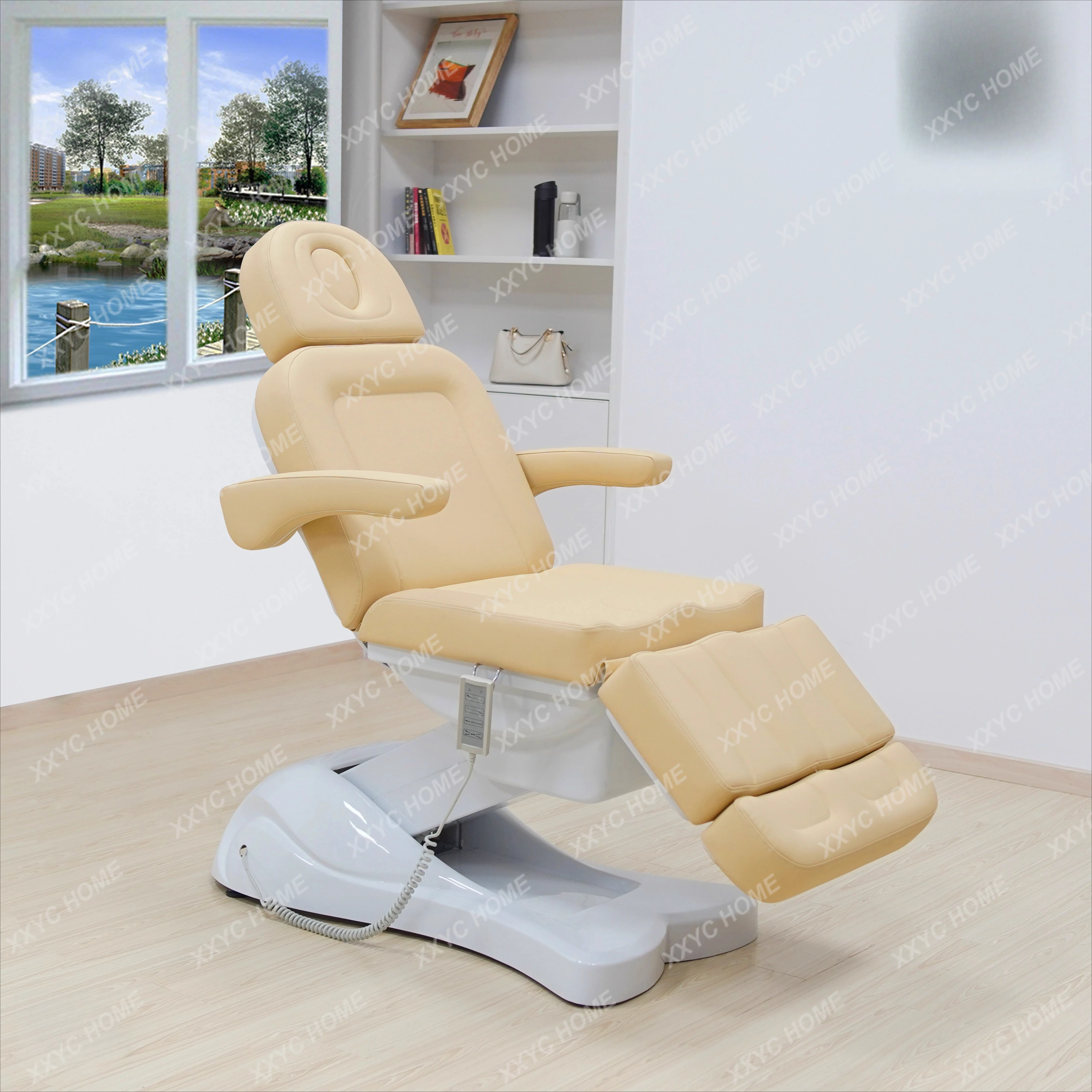 AA Lettino di bellezza Fisioterapia Riabilitazione Letto multifunzionale di sollevamento Lettino da massaggio micro-livellante Elettrico