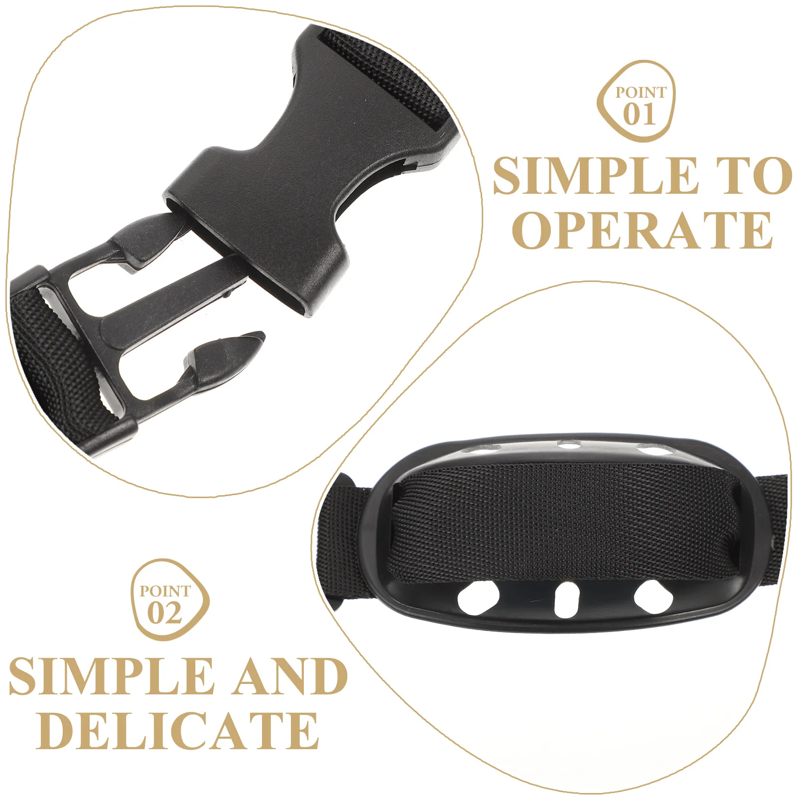 

2pcs Adjustable Hard Hat Straps Durable Safety Straps Comfortable Wear-Resistant Universal Fit For Construction Workers