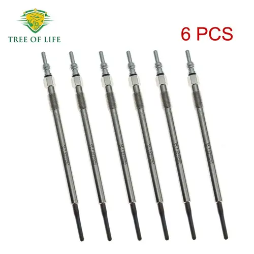 Imagen 1 del producto 6x 4,4 V bujías incandescentes para Mercedes-Benz G-GLK-M-CLASS ML 280 320 350 CDI W461 W164 X204 X164 A 0011595001 0011597101 68102087 AA