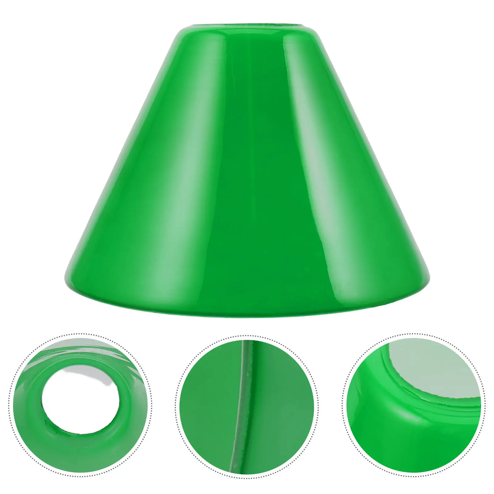

Small Green Red Glass Vintage Lampshade Replacement Retro Round Lamp Shade for Pendant Table Lamps Soft Lighting