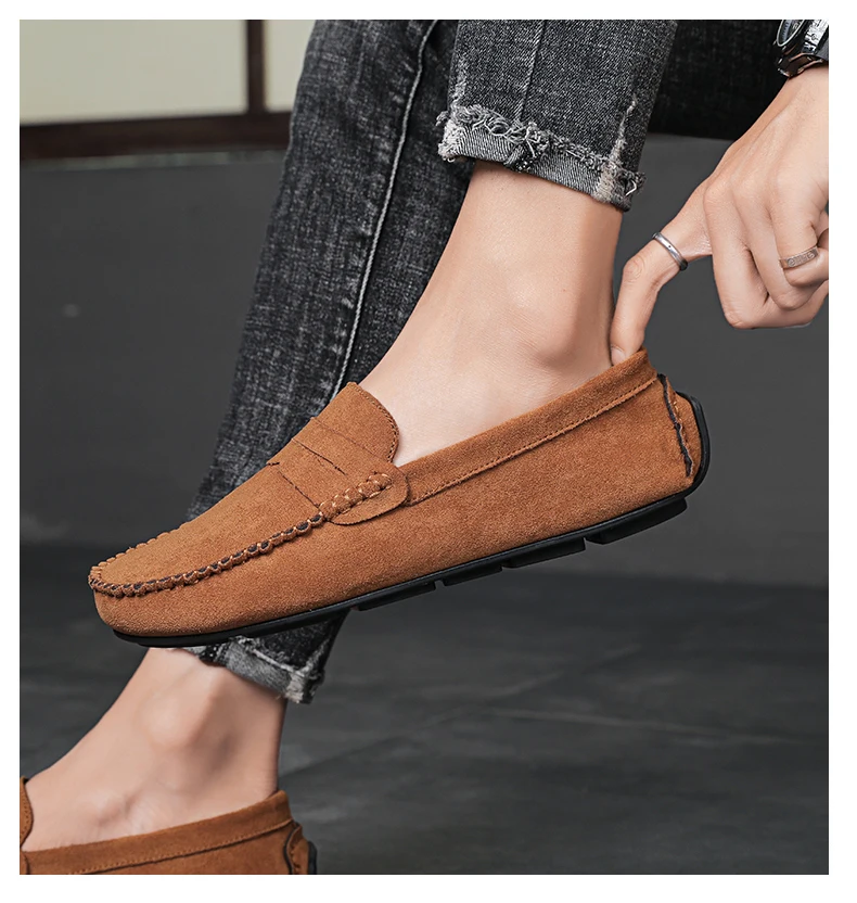 Männer Slipper Freizeit schuhe Boots schuhe Männer Turnschuhe neue Mode Fahr schuhe Walking Casual Loafers männliche Turnschuhe Schuhe – Detail 10