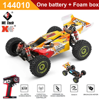 WLtoys 144010 144001 75KM/H 2.4G RC Car Brushless 4WD Electric High Speed Off-Road Remote Control Drift Toys for Children Racing