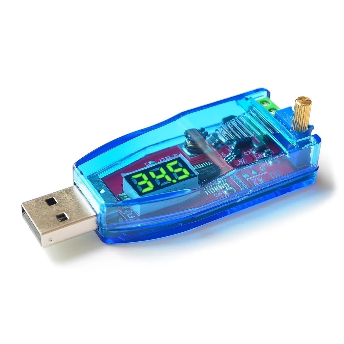 DC-DC 5V to 3.3V 9V 12V 24V USB Step UP / Down Power Supply Module Adjustable Boost Buck Converter Out DC 1.0V-24V With Case image 2