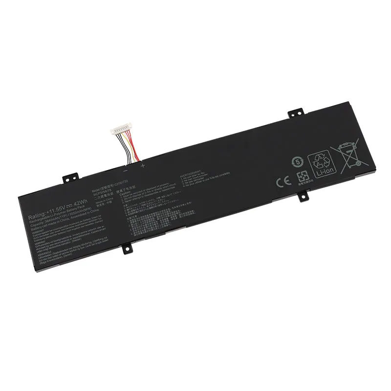 C31N1733 Battery 11.55V 42Wh 3640mAh For ASUS VivoBook Flip 14 TP412UA-DB31T TP412UA TP412FA TP412U  SF4100F Laptop Battery