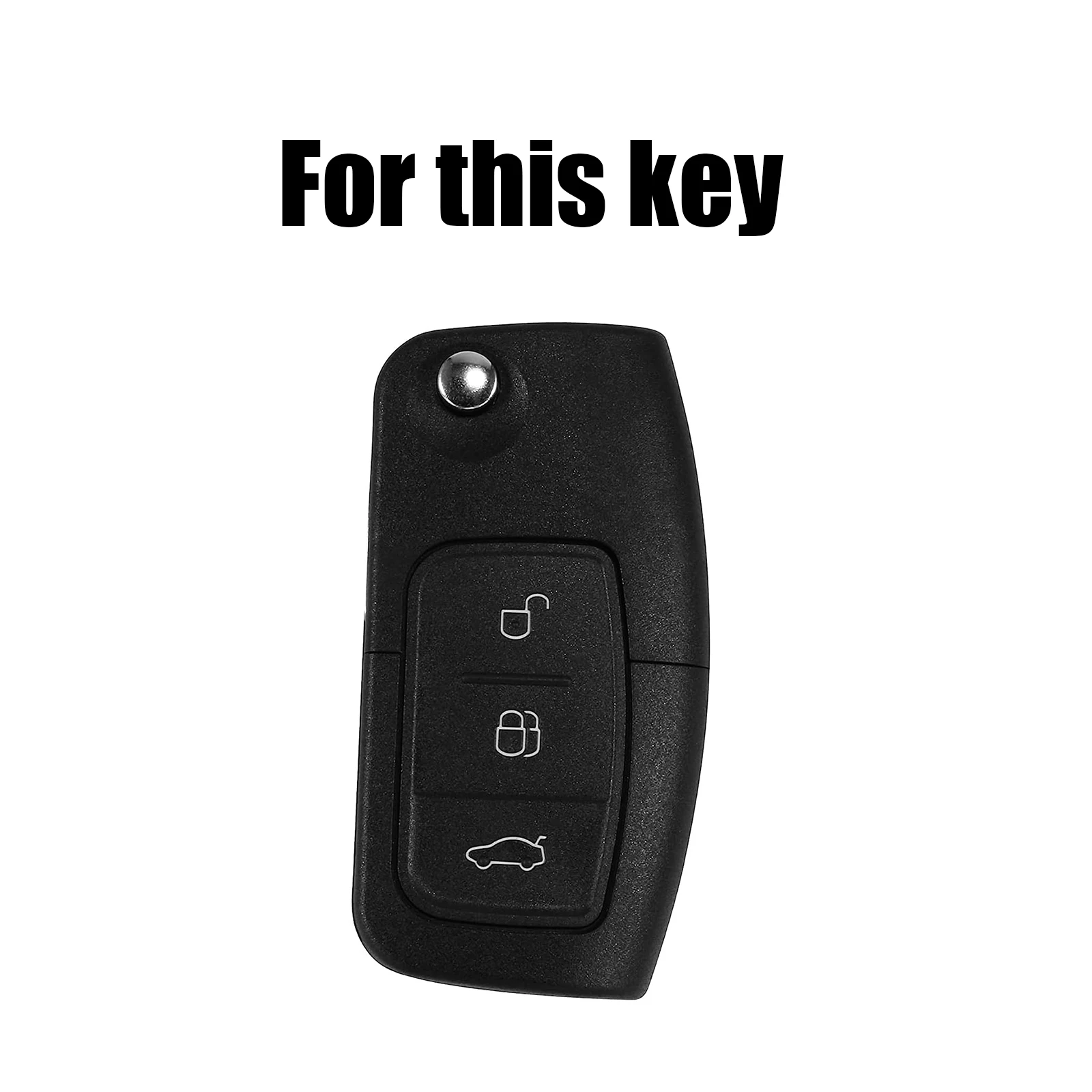 For Ford Mondeo Fiesta Focus Fushion Connect B Max C Max S Max Transit Courier Transit Connect Key Fob Ring Case Cover Protector