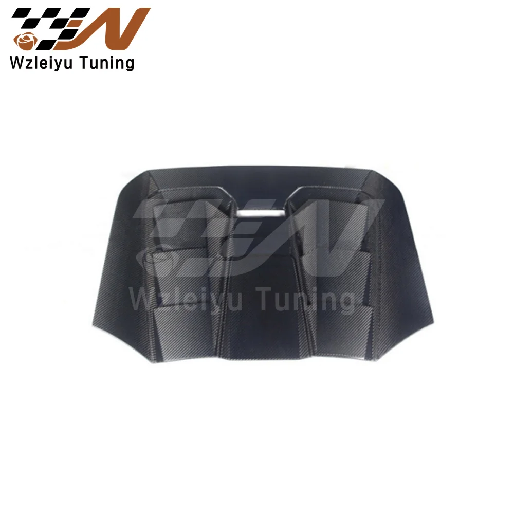 S OEM Style Dry Carbon Fiber Rear Engine Cover Set Fit For Huracan LP610 EVO High Quality Fitment