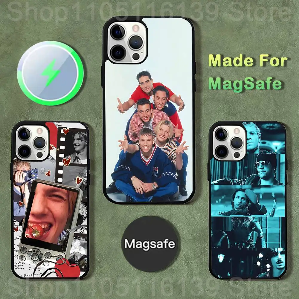 

B-Backstreet Boys BSB Phone Case For iPhone 17,16,15,14,13,12,11,Pro,Max,Plus,Mini,SE4,E Magnetic Magsafe Wireless Charging