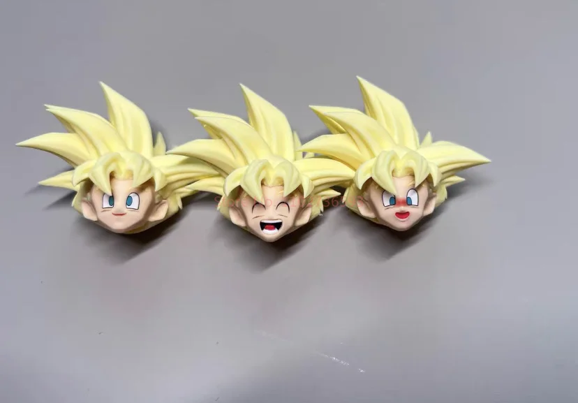 متوفر في المخزون Ko Hm & Air لعبة دراغون بول Shf Son Gohan Ssj Ha001 Ha003 رؤساء مجموعة إكسسوارات شخصيات الحركة أنيمي لعبة مجسمة هدية الكريسماس #6