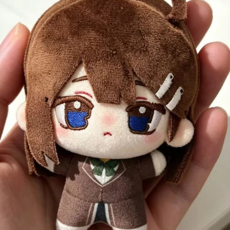 Stuffed Animals New Version Identity V X Red Bean Collab Fire Investigator 10cm Cotton Doll, Plush Keychain Dress Up Kid Gift