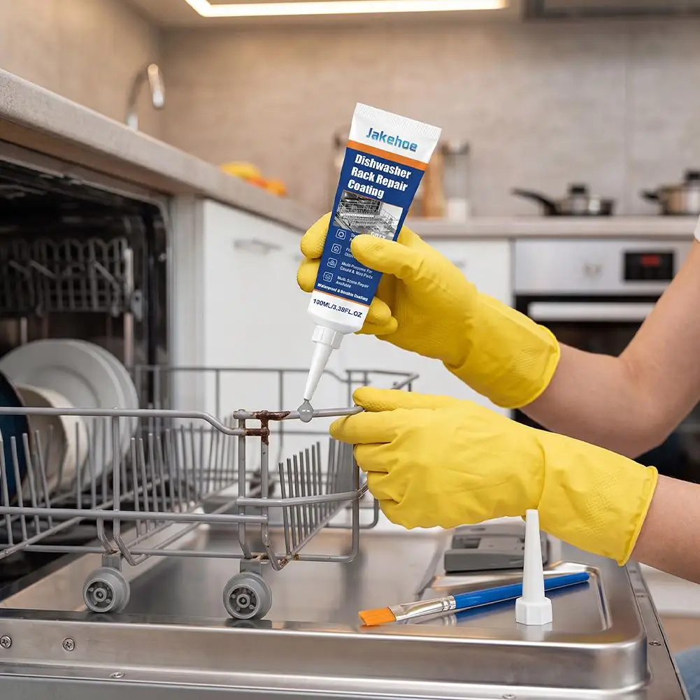 100g Dishwasher Rack Repair Coating Plastic Cleaner And Polish for Kitchen Sinks And Dishwashers