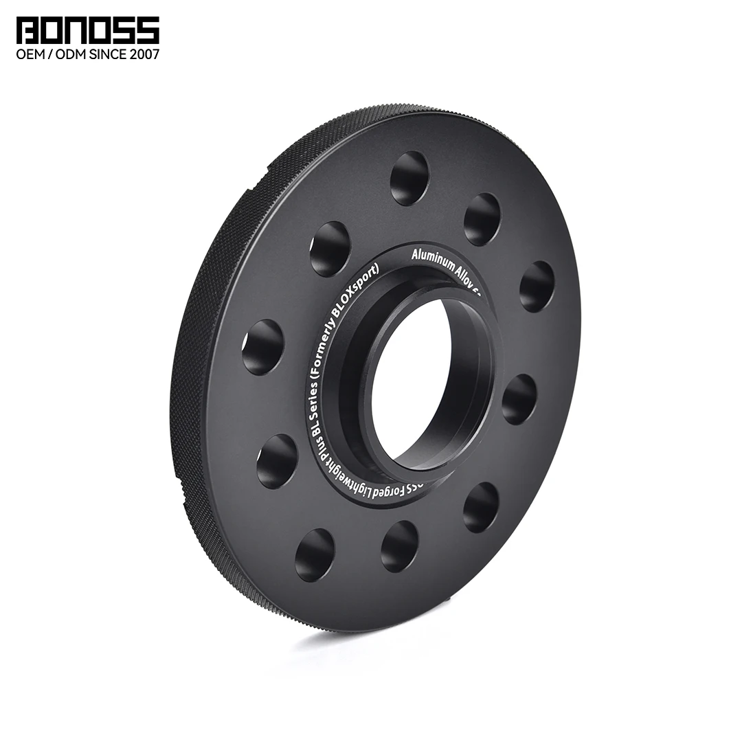 BONOSS Option 3-20mm Thickness 6061-T6 Aluminum Alloy Forged CB57.1 Wheel Adapters 5x100 15mm Hubcentric Wheel Spacers for Audi