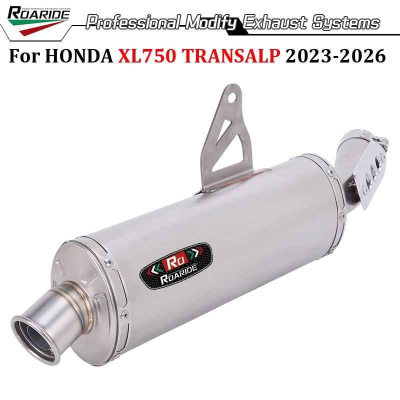

Slip On For Honda XL750 TRANSALP 2023 - 2026 Motorcycle Stainless Steel Modify DB Killer Escape Link Muffler Middle Exhaust Pipe