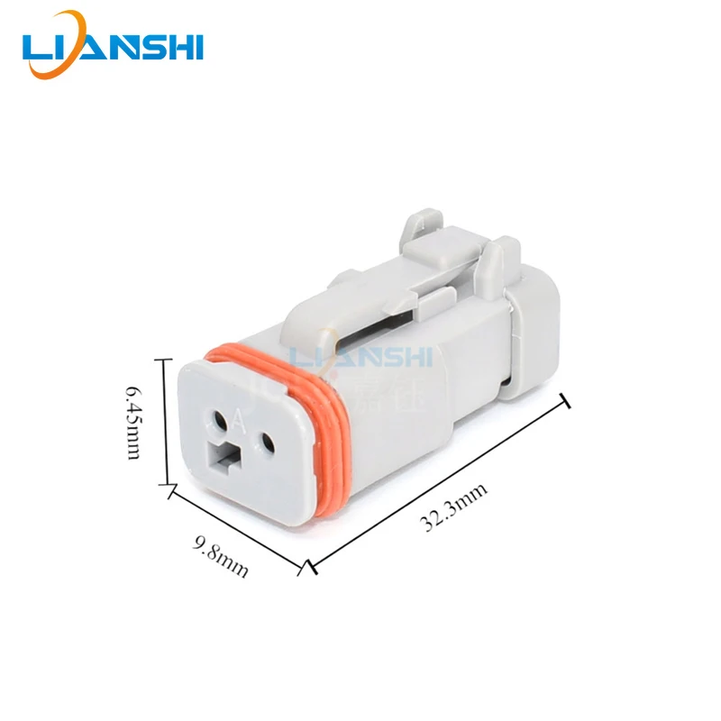 2/4/6 Pin Waterproof Car Wire Harness Connector for Knorr EBS Single Channel Control Module Brake Master Cylinder Plug Socket