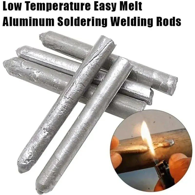 Nuevo 2025 3/6 Uds HotLow temperatura electrodo con núcleo soldadura al vacío acero Universal cobre aluminio soldadura