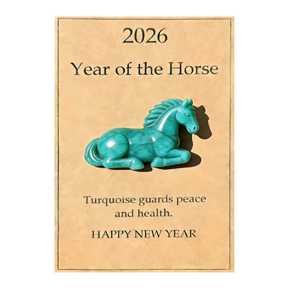 Year Of The Horse Symbolism Acrylic Horse Good Luck Charm Inspiration Keepsake Desktop Decoration Multicolored