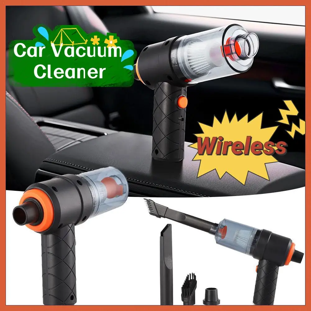 

High Power Vacuum Cleaner Portable Wireless Mini Dust Collector Car Handheld Vacuum Cleaner Air Duster Car Cleaning Accessories