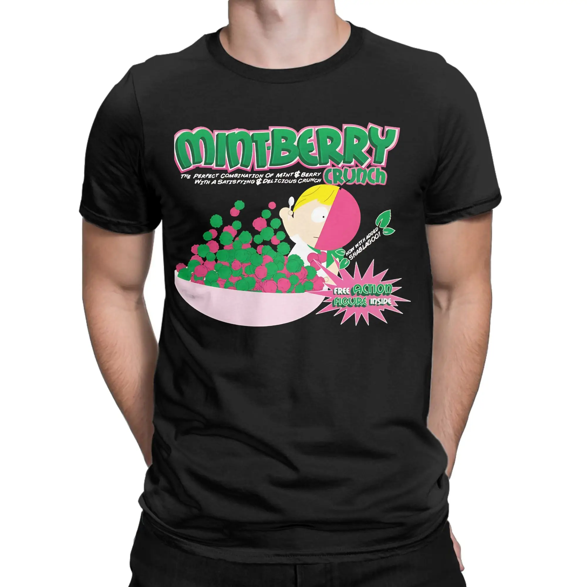 Classic Novelty 100% Cotton T-Shirt Southpark Tees Tops For Men