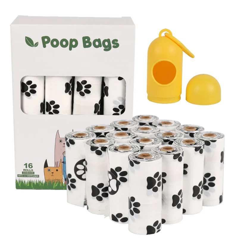 Eco Friendly Degradable Plastic Biodegradable Pet Cat Dog Poop Waste Bag