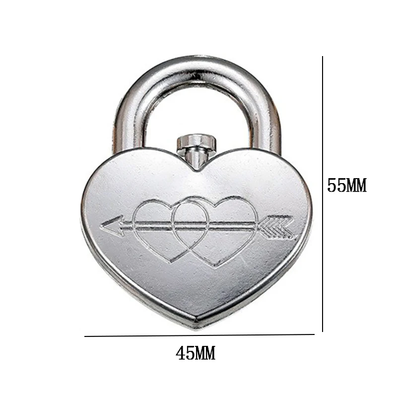 العتيقة الحب قفل معدني على شكل قلب لغز الدماغ دعابة الذكاء اختبار اللعب التعليمية العقل ألعاب أطفال المراهقين هدية عيد الحب