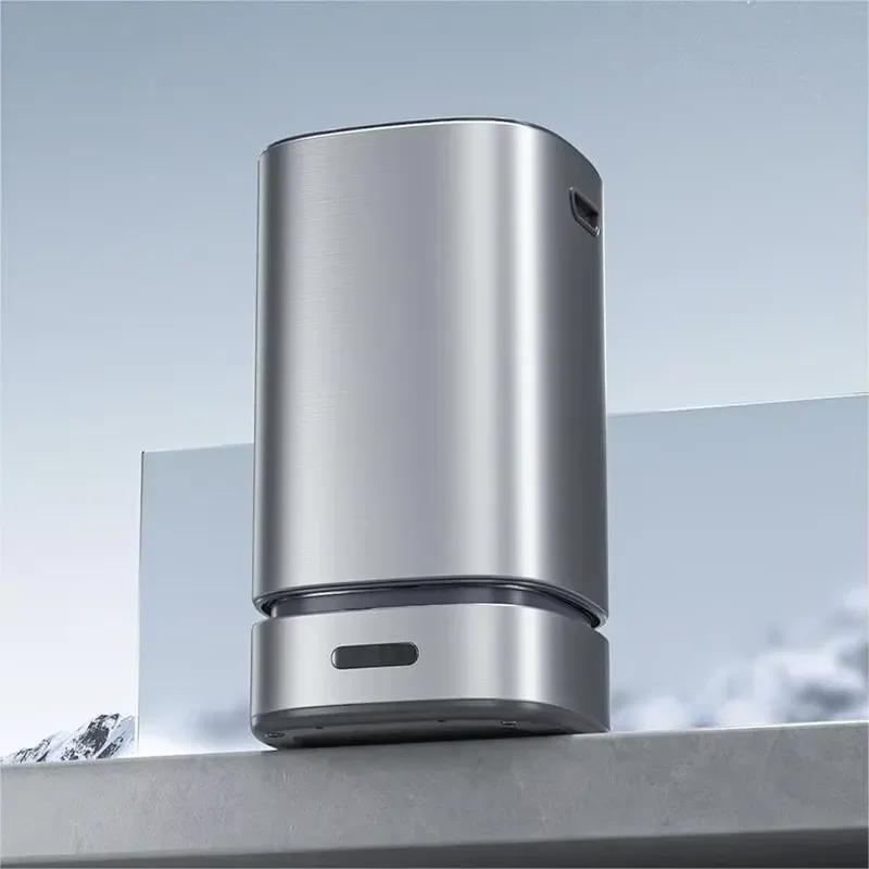 13L Stainless Steel Automatic Sensor Trash Can Smart Self Sealing Waste Bin Touchless Metal Garbage Can for Kitchen Bathroom