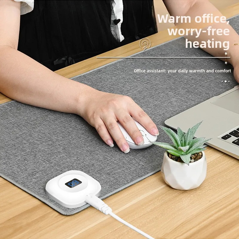 Xiaomi Smart Heated Electric Heating Pad Mouse Pad Office Desktop Digital Display Pad Warming Table Waterproof Desk Mat Winter