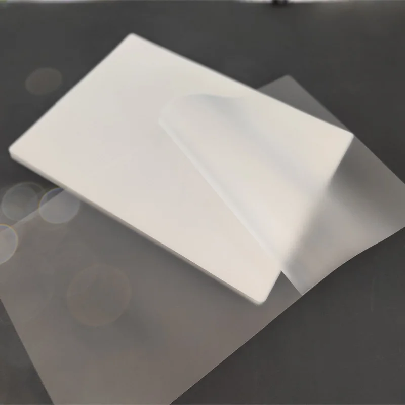 

50Pcs 100mic(4mil) A4 Size(310x220mm) PVC Clear Glossy 2Flap Laminating Pouch Film for Hot Laminator