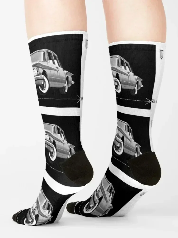 1961 DESOTO Socks warm winter hiking FASHION anti-slip Socks Man Women's