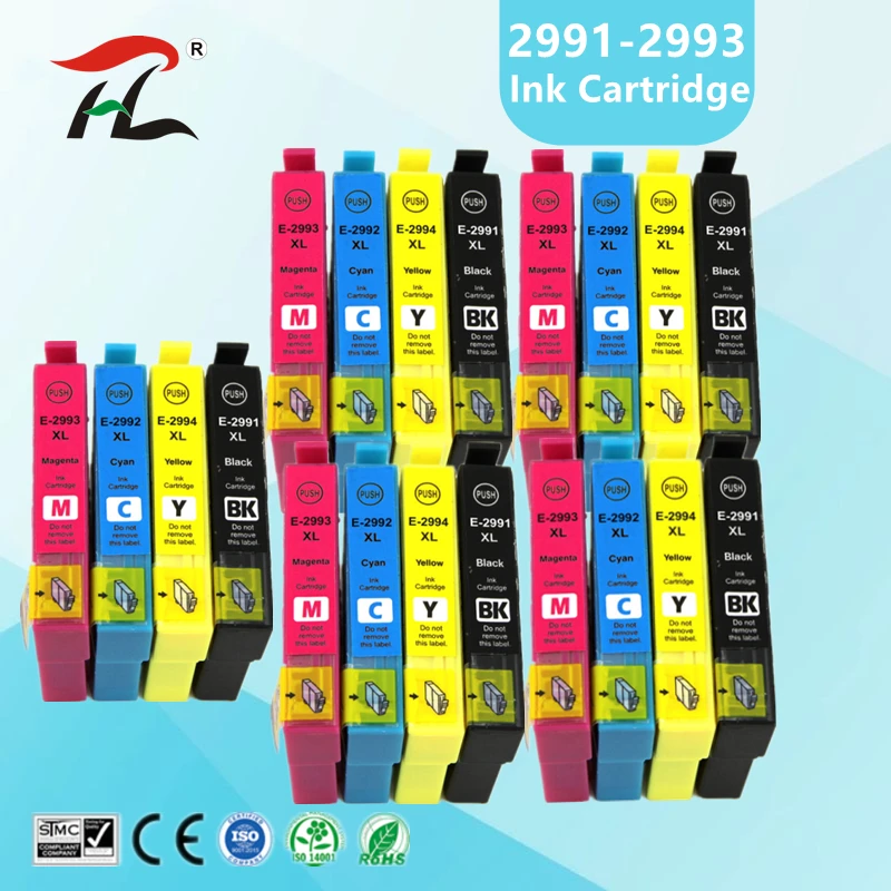 Cartucho de tinta para impresora EPSON 2991xl, recambio de tinta Compatible con XP-255, XP-257, XP-352, XP-355, XP, 255, 257, 352, 355, 452, 29XL, T2991