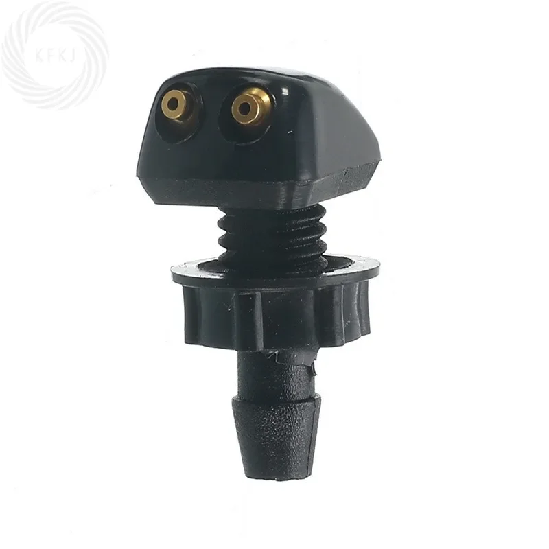 2 Buah Kit Penyemprot Jet Wiper Kaca Depan Mobil Universal, Penutup Kipas Air, Penyesuai Saluran Air Pencuci