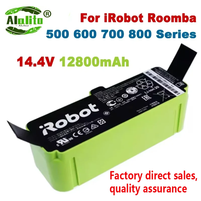 12800mAh Lithium Ion Battery For iRobot Roomba Cleaner 900 800 700 600 Series 960 980 981 965 880 695 692 690 680 671 890 761