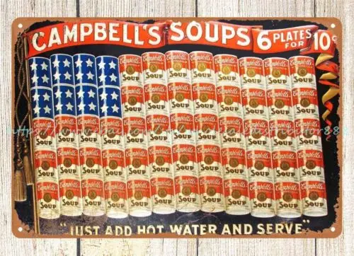 Столовый металлический жестяной знак Кэмпбелл, Настенный декор, домашняя таверна