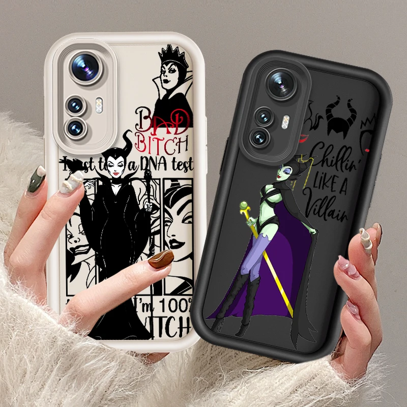 

Disney Villain Queen Dark For Xiaomi 12T 11 Lite Poco F5 F4 F3 F2 M3 Pro X5 X4 X3 GT 4G 5G Eye Ladder Cover Capa Fundas