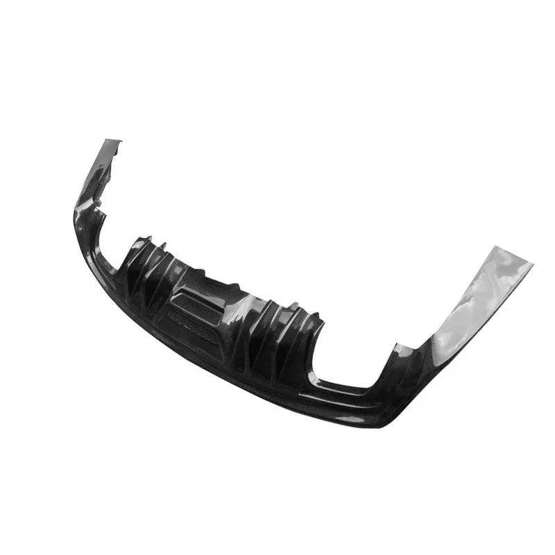 Carbon Fiber Suitable for Ford Mustang Flame Rear Lip   , Tail Lip, Rear Spoiler Between 2015-2017 ,Perfect Installation