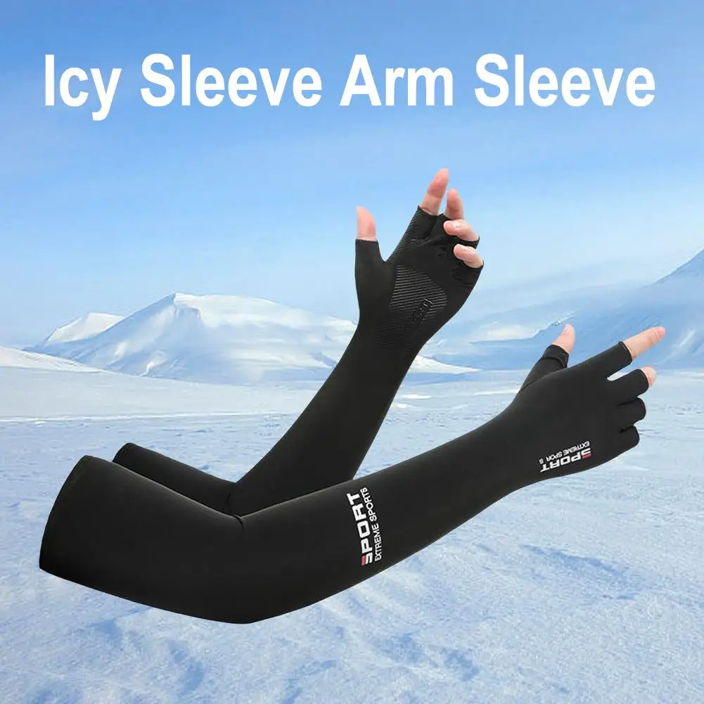 Icy Sleeve Arm Sleeve Summer Outdoor Cycling Driver's Silk Women's Sleeve Glove Ice And Guard Arm Icy Men's Sleeve Z0p0