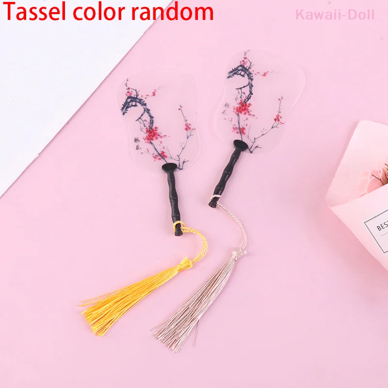 2 قطعة مروحة أوراق النخيل نموذج 1:12 دمية مصغرة محاكاة إكسسوارات ديكور منزلي #1