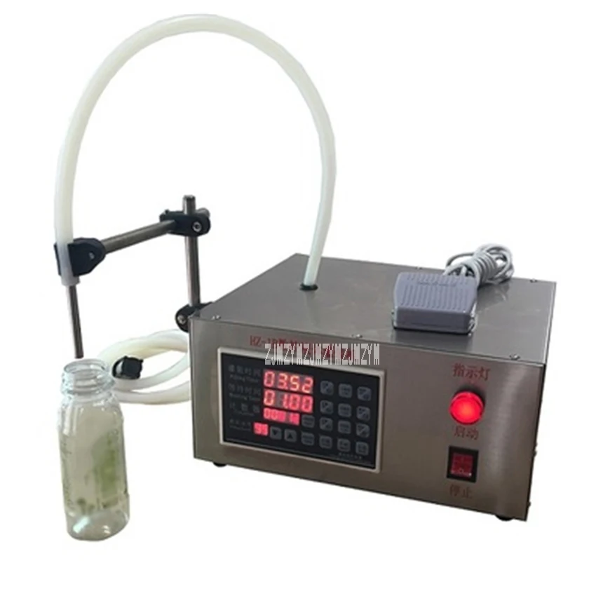 HZ-1B Automatic CNC Liquid Filling Machine High-quality Quantitative Filling Machine For Drinks/Milk/Liquor 110V/220V 60W 4L/min