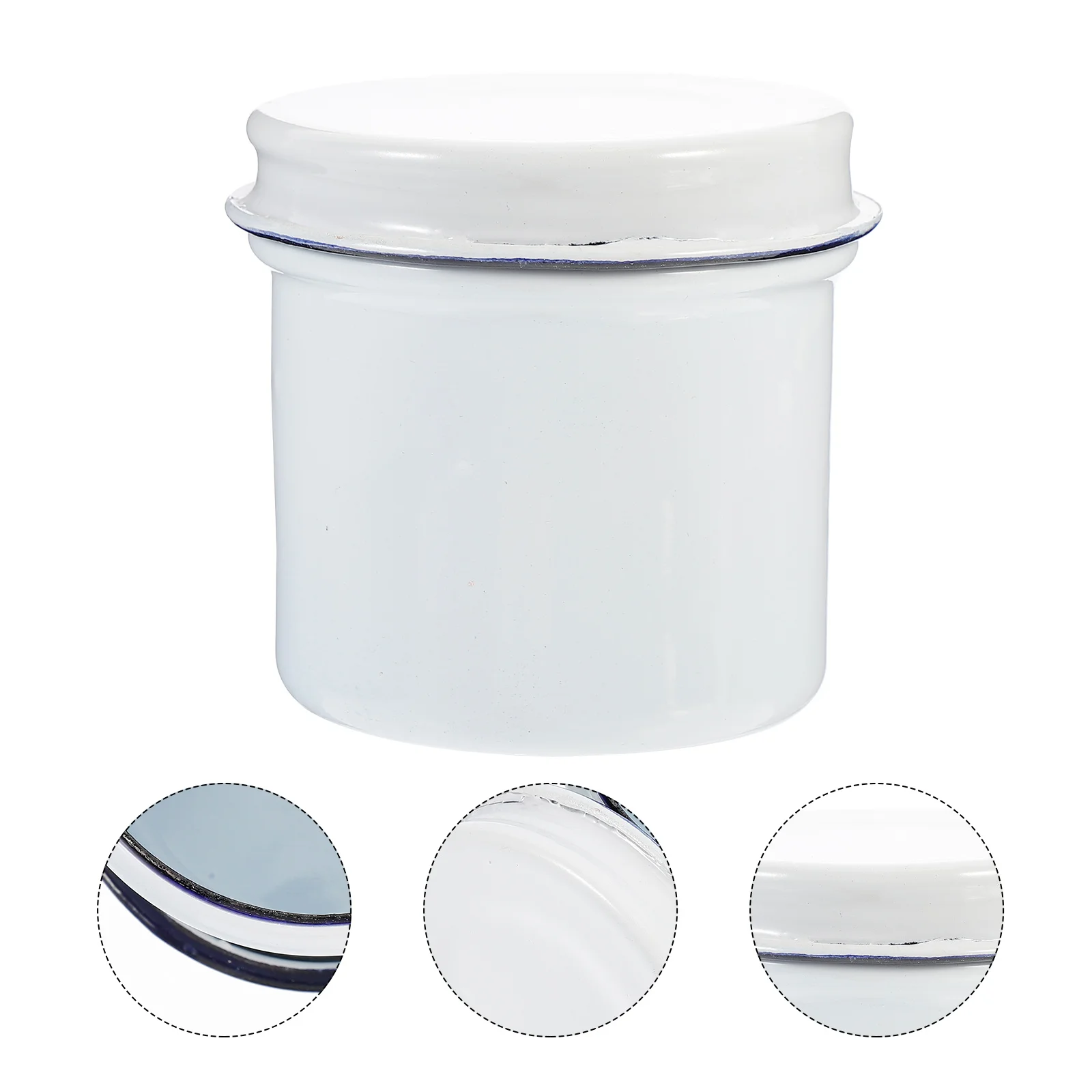 

Porcelain Alcohol Tank Laboratory Supplies Ointment Jar Container Gauze Sterilization Cotton with Lid