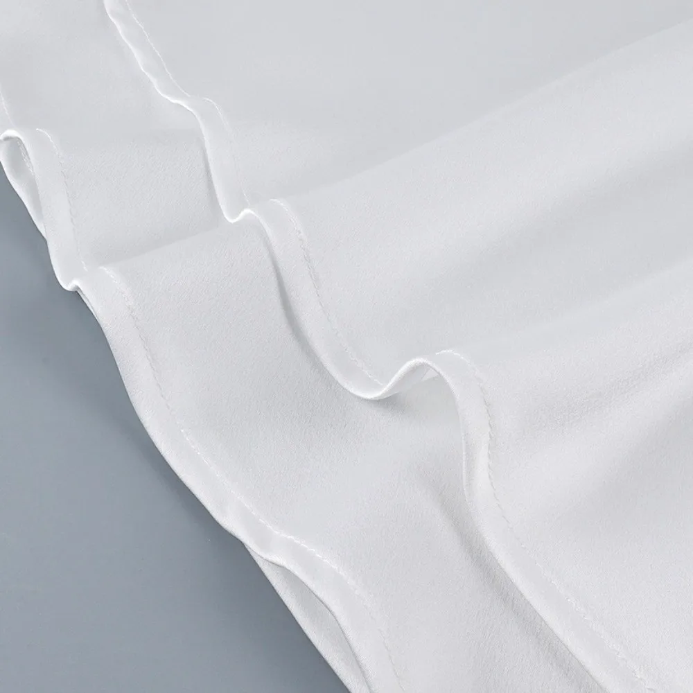 Fashion Summer Women's Mini Skirt High Waist Elastic Waist Satin Skirt A-Line Thin Short Skirts Streetwear