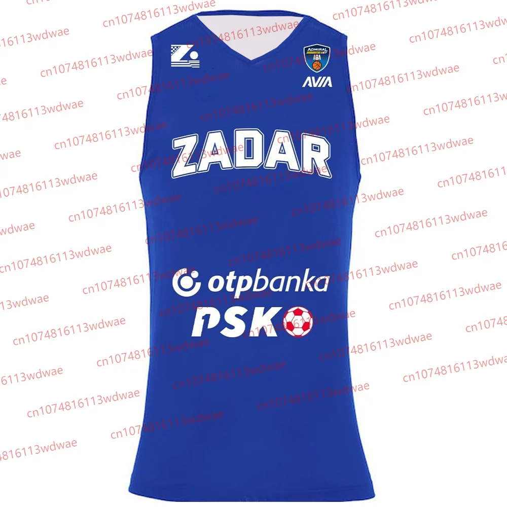2025 صربيا كرة السلة الدوري الرجال قميص كرة السلة KK Zadar عدة جيرسي كارلو ŽGANEC 9 كرة السلة سترة الفانيلة عدة طفل تي شيرت #2