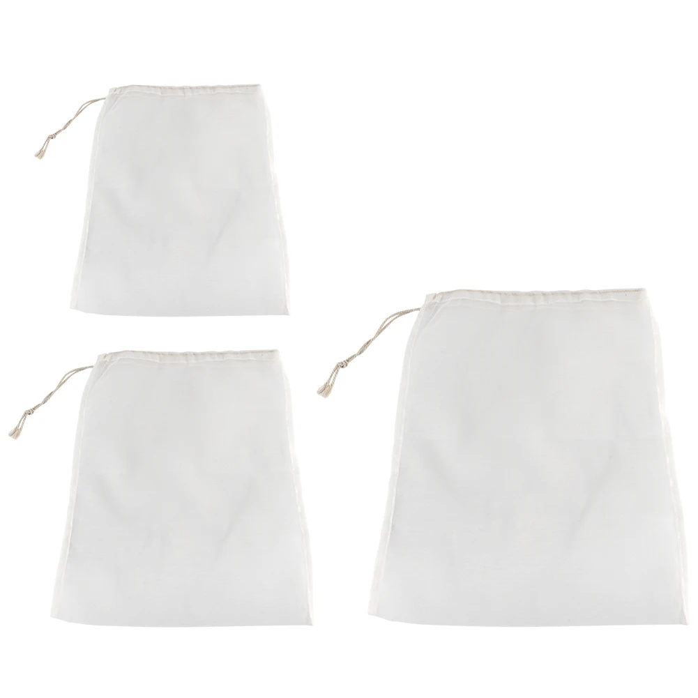 Bolsa de filtro de vino de grado alimenticio, malla 100, lavable, reutilizable, para hacer cerveza casera