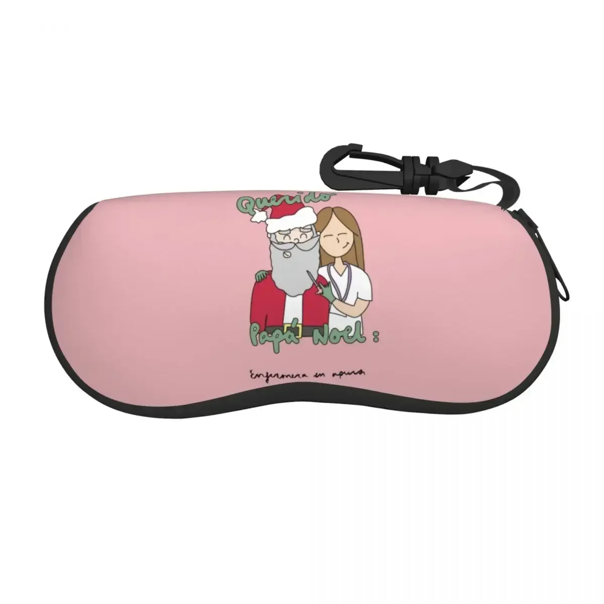 Custom Funny Cartoon Nurse Shell Glasses Case Unisex Travel Health Care Nursing Doctors Eyeglasses Case Sunglasses Protector Box