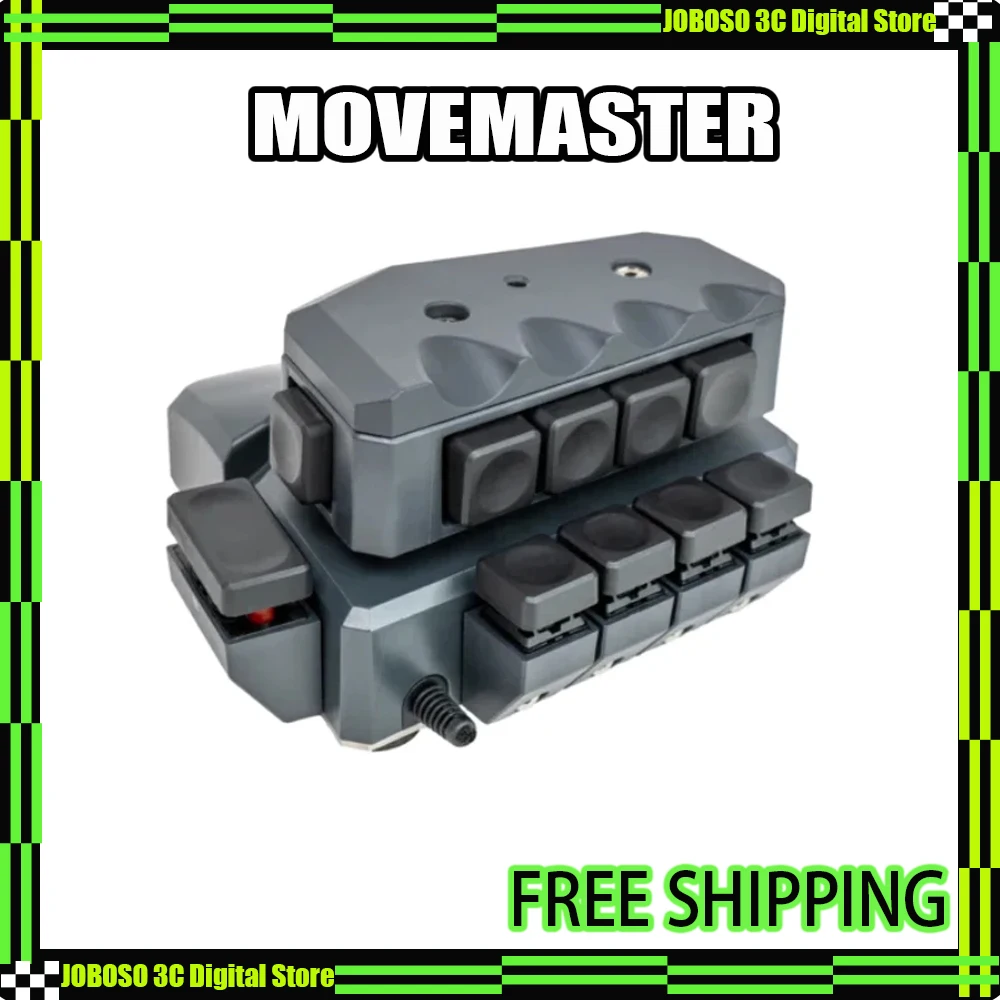 

Игровой контроллер MoveMaster RSG1: гибридная клавиатура-джойстик для работы одной рукой, эргономичный, с бесшумными красными переключателями Cherry для Windows/Linux/MacOS