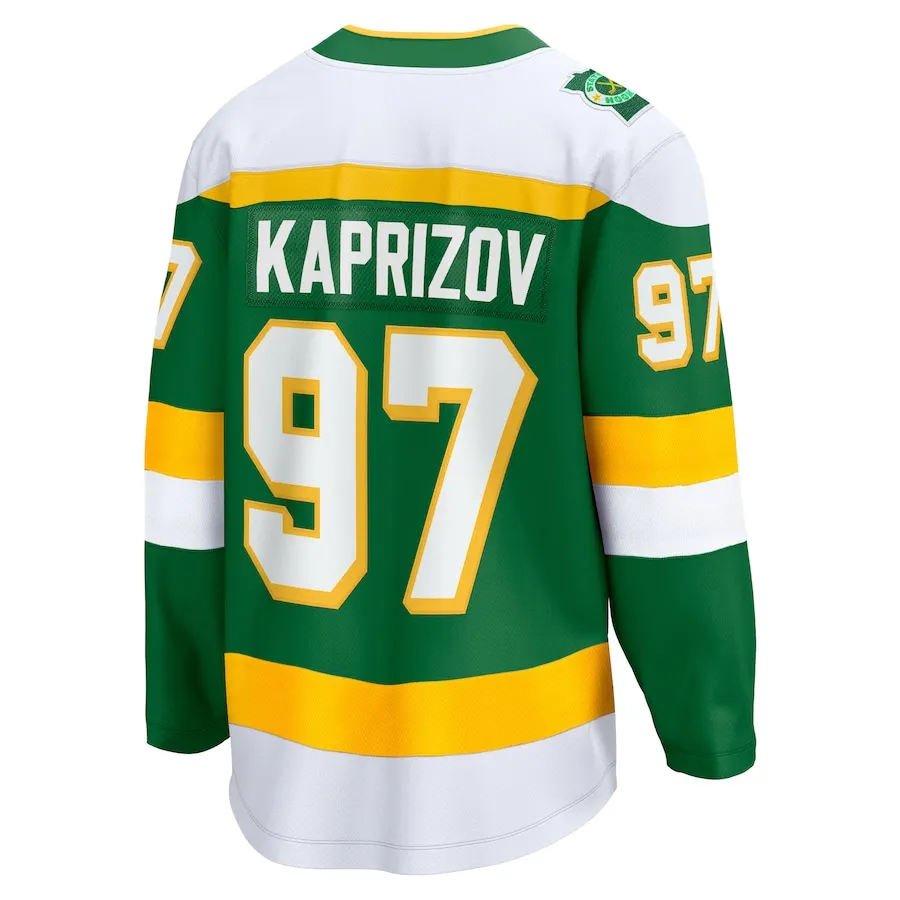 2025 Wholesale Stitched Minnesota Hockey Jersey Men Youth Kaprizov Fleury  Ice Hockey Uniform