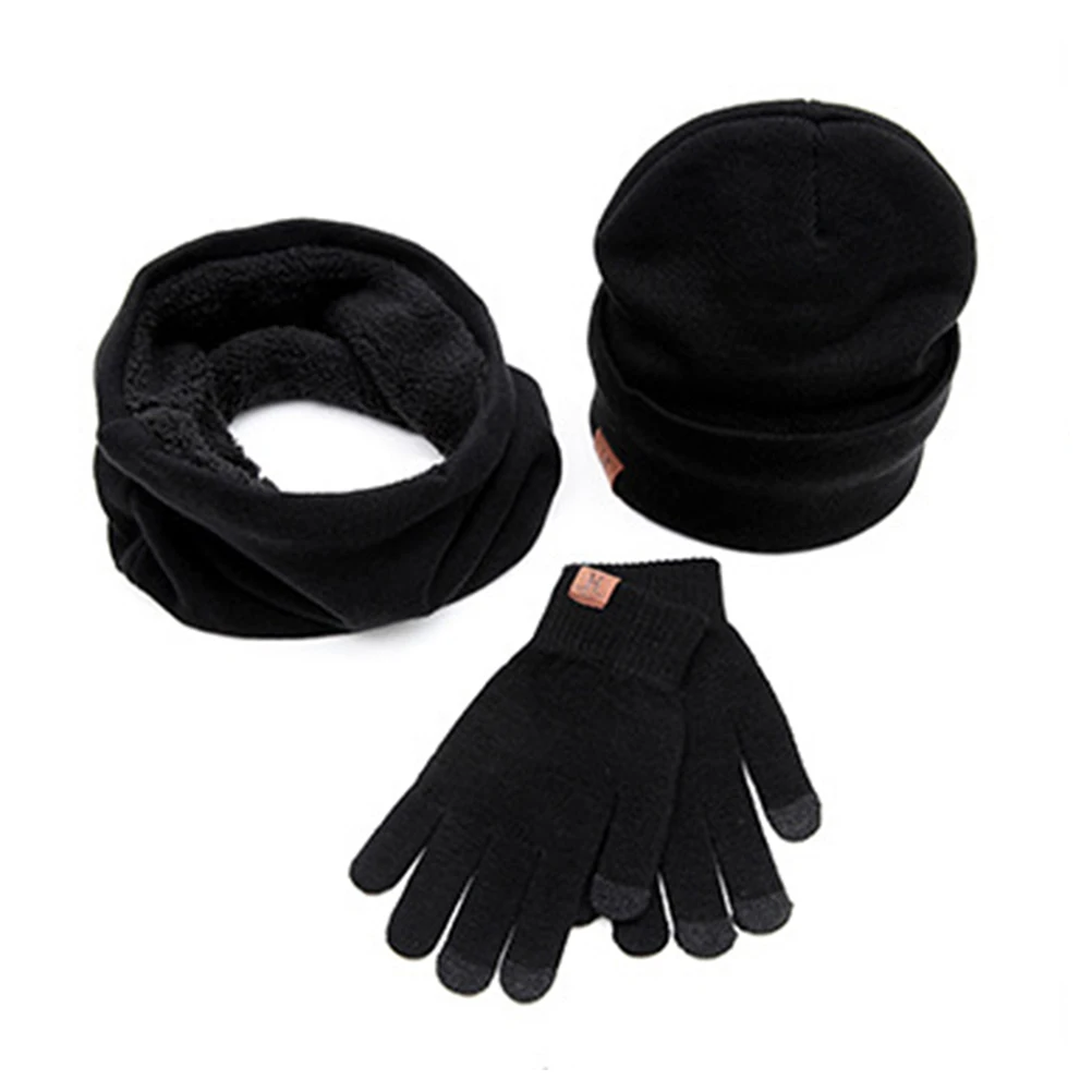 

beanie hat winter hat winter cap unisex scarf touch screen gloves winter mittens women hat