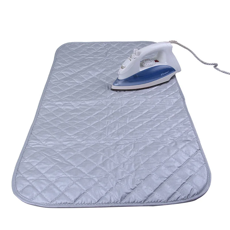 Portable Table Top Ironing Mat Laundry Pad Travel Clothes Protector Board Press Heat Blanket Iron Board Alternative Cover