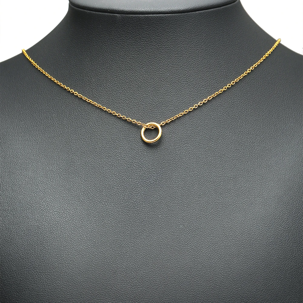 50/20 Stück Edelstahl Nahtlose Ringe Geschlossene Verbindungsstücke für Halsketten Armbänder Zubehör DIY Schmuck Bastelzubehör – Detail 2