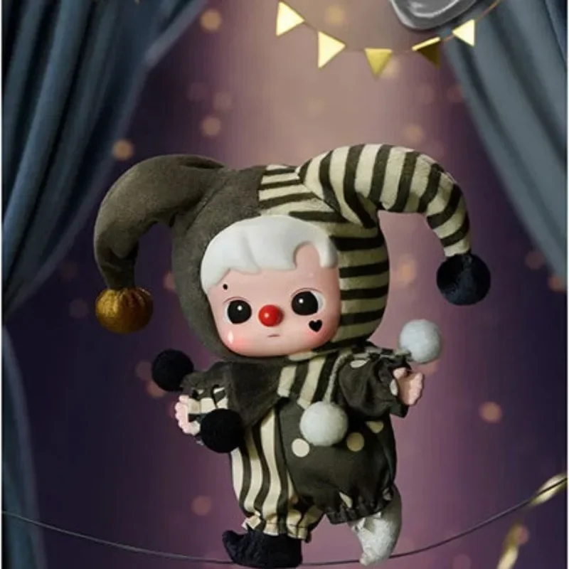 صندوق المهرج الأصلي والأصلي من سلسلة الفينيل القطيفة للهالوين من POP MART لماذا هدية مزخرفة بمفاجأة جديرة جدًا